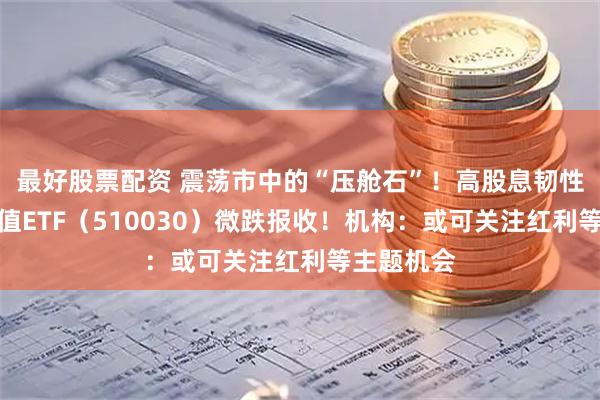 最好股票配资 震荡市中的“压舱石”！高股息韧性彰显，价值ETF（510030）微跌报收！机构：或可关注红利等主题机会